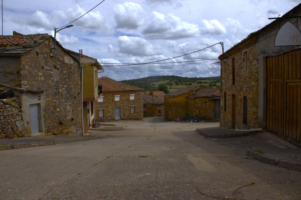 Vista de una calle de San Martín con su arquitectura popular 